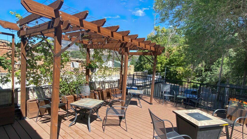 Relaxing Deck Experience at The Haven Coffee House in Nephi, Utah — Haven Coffee House journal