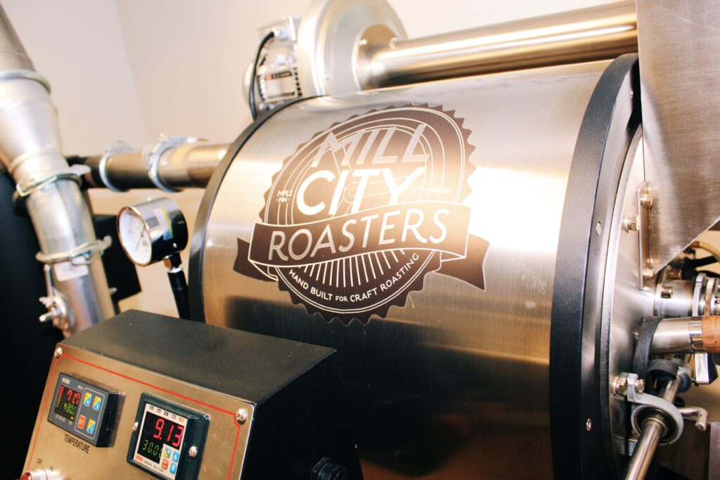 Commercial coffee roaster used by The Haven Coffee House in Nephi