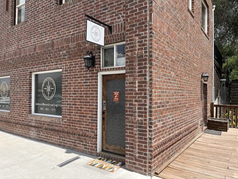 The historic red-brick Haven Coffee House at 65 South Main Street in Nephi, Utah